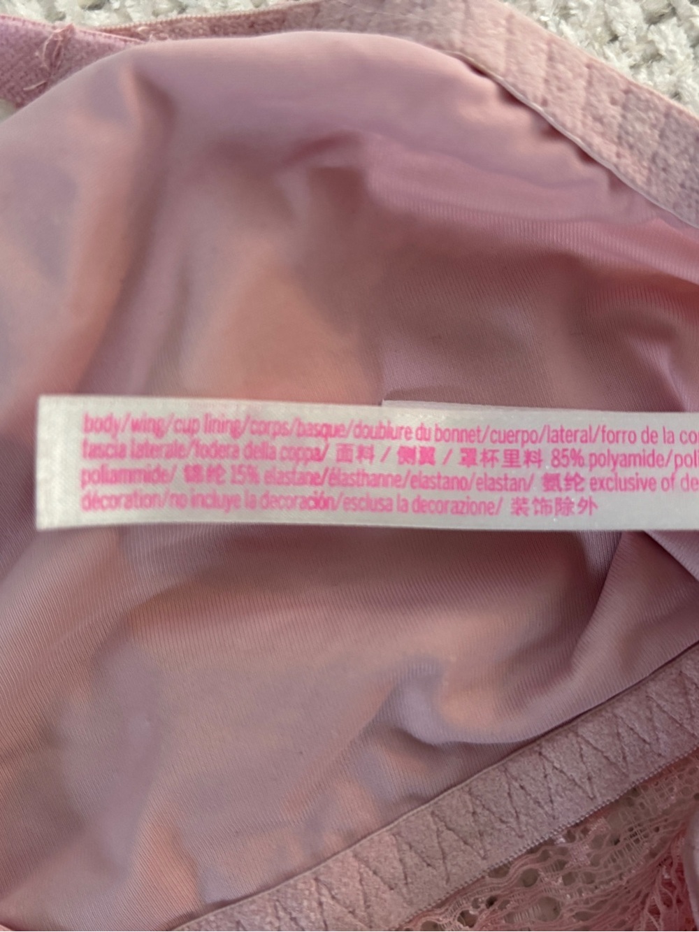 PINK Victoria’s Secret Lace Bralette - Dusty Rose, Medium - Picture 7 of 7